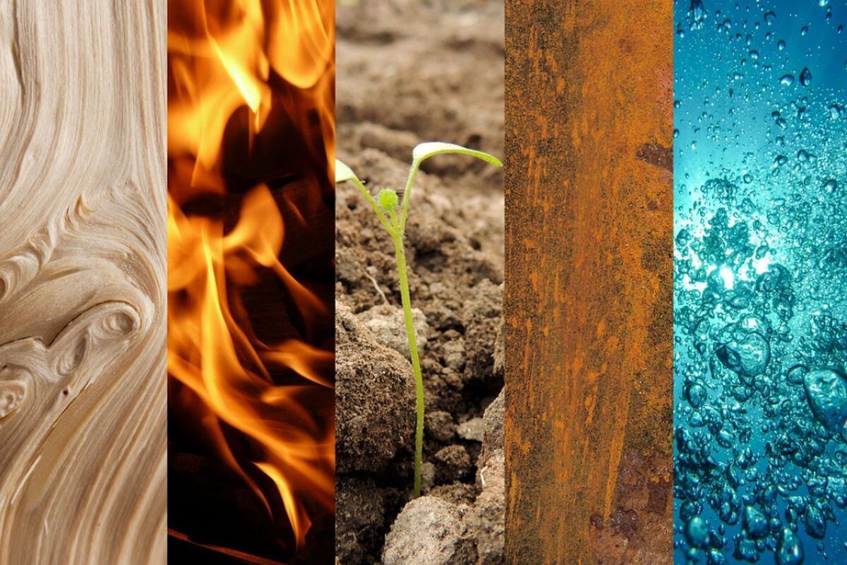 Los cinco elementos chinos son  madera, fuego, tierra, metal y agua (Foto: Pixabay)