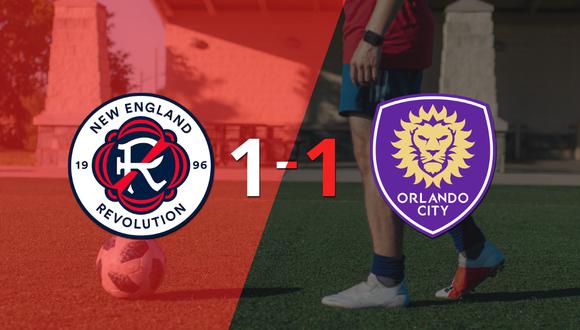 New England Revolution y Orlando City SC se reparten los puntos y empatan 1-1