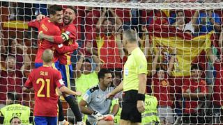 Contragolpe perfecto: Álvaro Morata le dio la estocada final a Italia en el Santiago Bernabéu