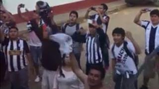 Alianza Lima recibió el calor de su hinchada en Huancayo (VIDEO)