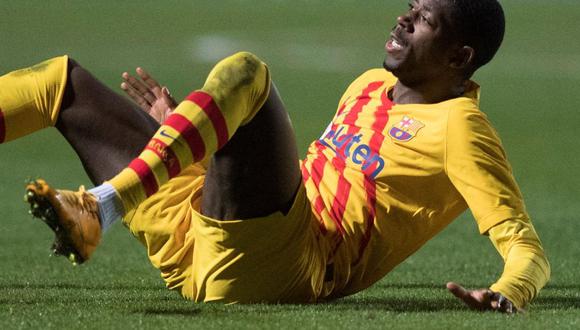 Ousmane Dembélé se iría este mes de Barcelona si no renueva. (Foto: AFP)
