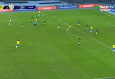 Con harta polémica: gol de Firmino para el 1-1 de Brasil vs. Colombia [VIDEO]