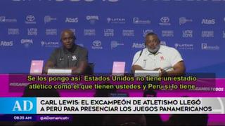Lewis y Burrel impresionados con instalaciones de Lima 2019