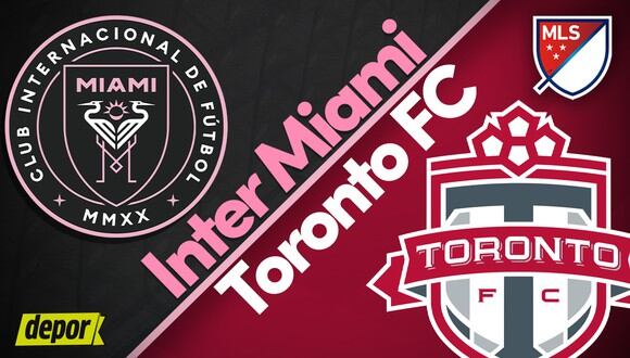 Inter Miami vs. Toronto se enfrentan por la MLS. (Diseño: Depor)