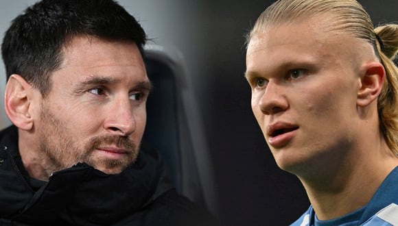 Messi y Haaland están nominados a los Premios Laureus 2024. (Foto: AFP)