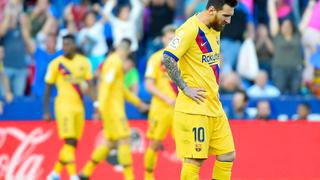 Barcelona cayó 3-1 ante el Levante por la fecha 12 de LaLiga Santander