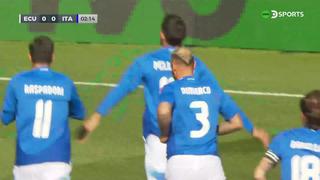 ¡En el amanecer! Gol de Lorenzo Pellegrini para el 1-0 de Italia vs. Ecuador [VIDEO]