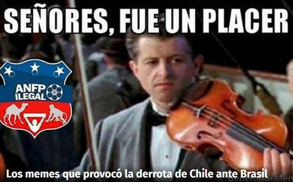 Chile vs. Brasil: los memes que atacan a la 'Roja' de Pizzi eliminada del Mundial