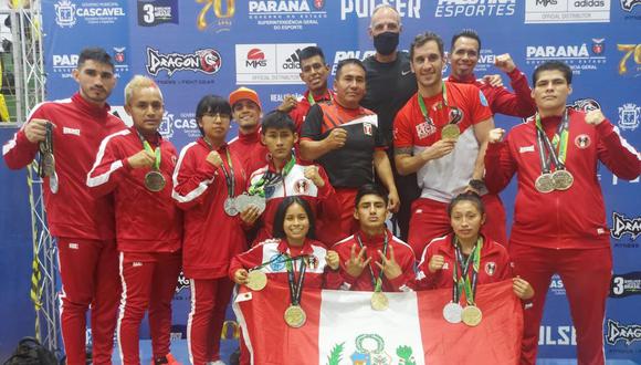 Selección Peruana de Kickboxing consiguió 12 medallas en Campeonato Sudamericano. (Foto: Agencias)