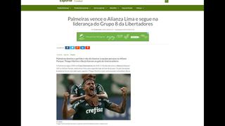 La critica de la prensa brasileña a Alianza Lima tras caer ante Palmeiras [FOTOS]