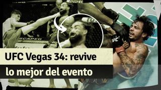 ¡Tremendo KO! Revive el impresionante KO de Bahamondes en el UFC Vegas 34