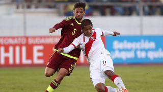 Selección Sub 20: Siucho se generó el espacio y abrió el marcador ante Venezuela