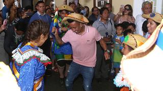 Perú al Mundial: Christian Cueva sorprendió al bailar danza típica en Trujillo [VIDEO]