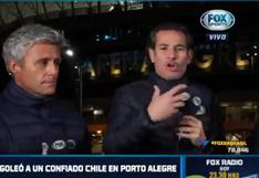 Periodista chileno tras derrota: "No quiero menospreciar, pero no puedes quedar fuera de la final con Perú"