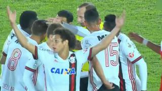 ¡Para morirse! Flamengo iba a marcar a los 90', pero árbitro hizo lo impensado ante Santa Fe [VIDEO]
