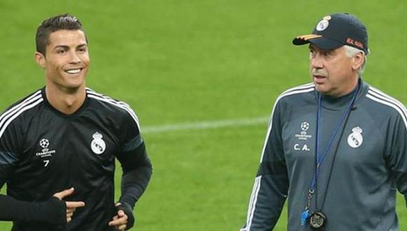 Carlo Ancelotti quiere de vuelta a Cristiano Ronaldo. (Foto: AFP)