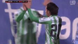 Después de 23 meses: el gol de Diego Lainez para el 2-0 de Betis vs. Alicante por Copa del Rey