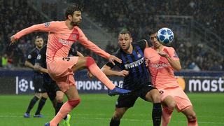 Partido reñido: Barcelona e Inter empataron (1-1) en el Giuseppe Meazza