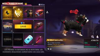 Free Fire: cómo conseguir el M1014 - Perro en Mano en el Luck Royale 