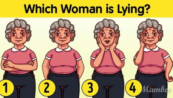 ¿Quién de ellas miente? El acertijo visual de las señoras que el 95% no logra responder bien. (Foto: smalljoys.tv)