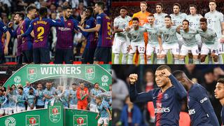 ¡Buscan hacer historia! Los clubes que compiten con Barcelona por la triple corona en Europa [FOTOS]