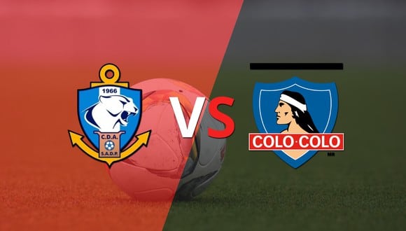 D. Antofagasta y Colo Colo se mantienen sin goles al finalizar el primer tiempo