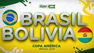 Brasil vs. Bolivia el debut de la Copa América 2019: sigue el partido inaugural de la Canal 7 y Bolivia TV