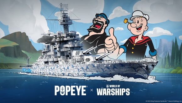 Wargaming y Popeye el Marino se unen en una colaboración especial por el Mes Mundial de los Océanos. Foto: Wargaming