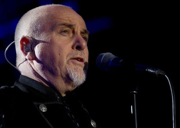 Peter Gabriel fue líder de la banda Génesis (Foto: AFP)