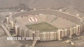 Universitario: Así luce el campo del estadio Monumental al 26 de mayo | VIDEO