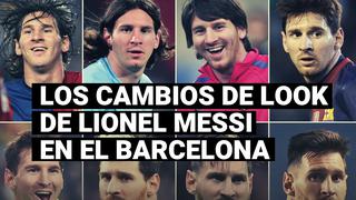 Todos los cambios de looks de Leo Messi a lo largo de su carrera