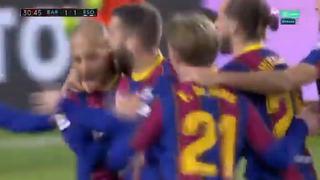 Golazo de derecha: así marcó Jordi Alba el 1-1 en Barcelona vs. Real Sociedad [VIDEO]