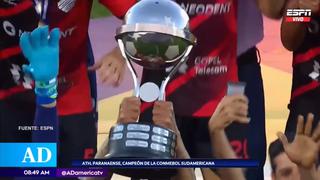 Atlético Paranaense logró título de la Copa Sudamericana 2021