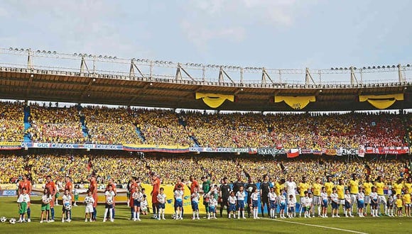 Colombia juega de local las Eliminatorias rumbo a Qatar 2022 en el estadio Metropolitano de Barranquilla. (Foto: Getty Images)