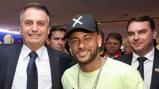 El apoyo del mandatario: Bolsonaro le deseó suerte a Neymar para la final de la Champions League