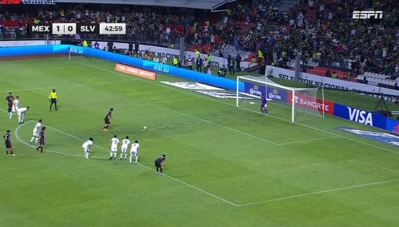 Cada vez más cerca: gol de Raúl Jiménez para el 2-0 de México vs. El Salvador. (ESPN)