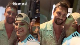 Viral: Fan besa a Messi tras pedirle una foto en una cena familiar en Miami
