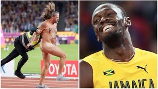 ¡Quiso competir! Nudista ingresó a la pista antes de la carrera de Usain Bolt [VIDEO]