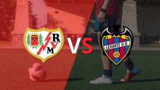 Termina el primer tiempo con una victoria para Levante vs Rayo Vallecano por 3-1