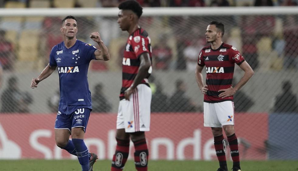 Flamengo y Cruzeiro por octavos de final de la Copa Libertadores 2018. (Foto: AP / AFP)