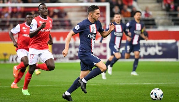 PSG y Reims enfrentados por la Ligue 1 en Francia. (Getty Images)