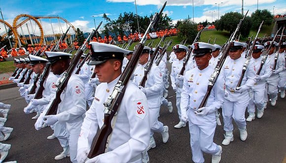 Desfile del 20 de julio: resumen y mejores momentos del paso de los militares en las calles de Bogotá. (Foto: EFE)