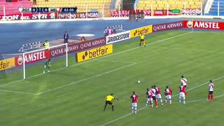 ¡La 'Pantera’! Cáceda tapó penal de Nacional Potosí y salvó a Melgar del primer gol del partido [VIDEO]