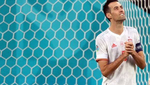 Sergio Busquets jugará con España semifinales de la Eurocopa 2021. (Foto: EFE)