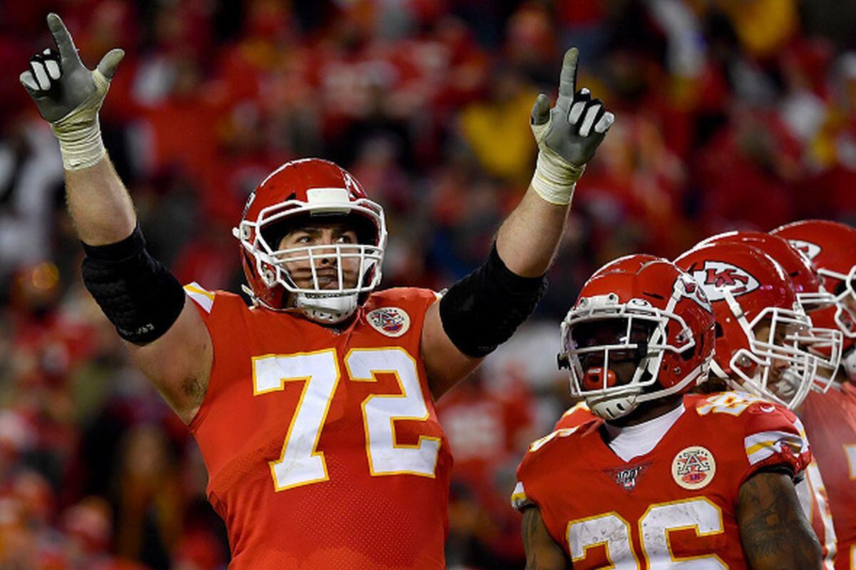 Los Chiefs celebrando su victoria. (Foto: Getty Images)