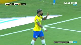 Cierren todo: ‘Gabigol’ anotó golazo para el 4-1 del Brasil vs. Uruguay por Eliminatorias Qatar 2022 [VIDEO]