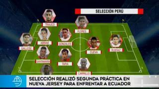 Selección peruana tendría definida oncena ante Ecuador