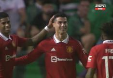 Jugó para el equipo: la asistencia de Cristiano Ronaldo para el gol de Rashford en Europa League [VIDEO]