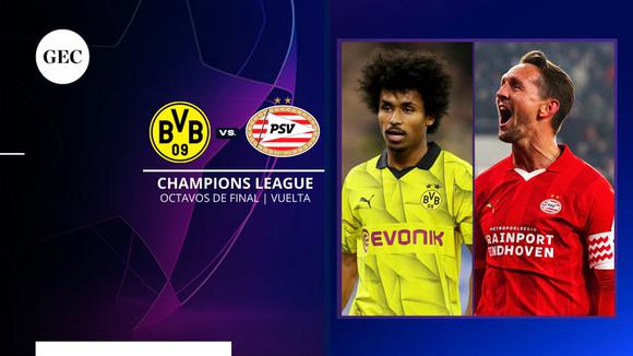 Dortmund vs. PSV: fecha, hora y canales de TV para ver Champions League