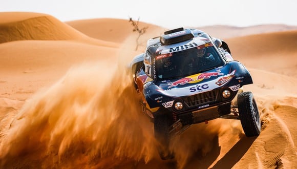 Continúa el Rally Dakar 2021 entre Haíl y Sakaka.  (Foto: Dakar)